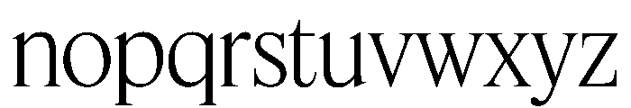 Feature Display Light Font LOWERCASE