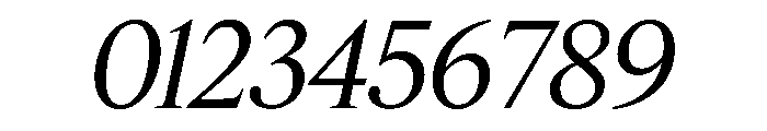 Feature Display Regular Italic Font OTHER CHARS