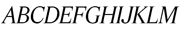 Feature Display Regular Italic Font UPPERCASE