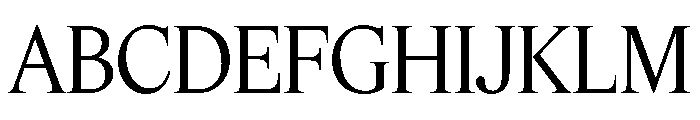 Feature Display Regular Font UPPERCASE