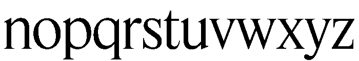 Feature Display Regular Font LOWERCASE