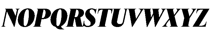 Feature Display Ultra Italic Font UPPERCASE
