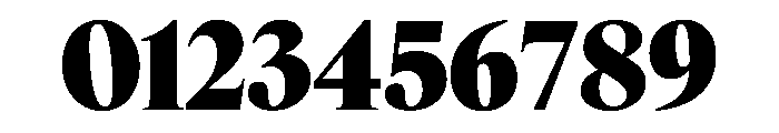 Feature Display Ultra Font OTHER CHARS