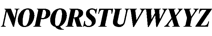 Feature Flat Deck Extrabold Italic Font UPPERCASE