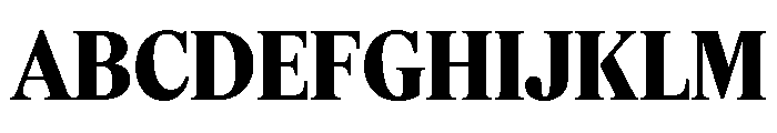Feature Flat Deck Extrabold Font UPPERCASE