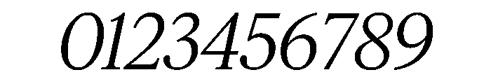 Feature Flat Deck Light Italic Font OTHER CHARS