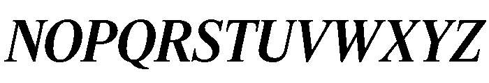 Feature Flat Deck Medium Italic Font UPPERCASE