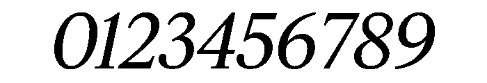 Feature Flat Deck Regular Italic Font OTHER CHARS