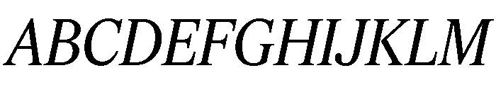 Feature Flat Deck Regular Italic Font UPPERCASE