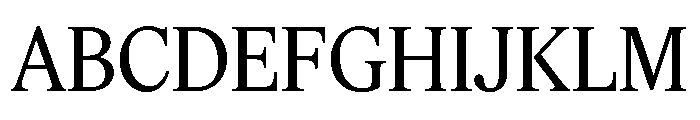 Feature Flat Deck Regular Font UPPERCASE