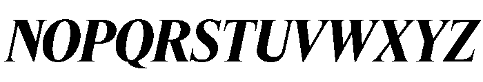 Feature Flat Display Bold Italic Font UPPERCASE