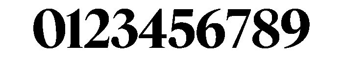 Feature Flat Display Bold Font OTHER CHARS