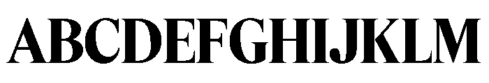 Feature Flat Display Bold Font UPPERCASE