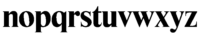 Feature Flat Display Bold Font LOWERCASE