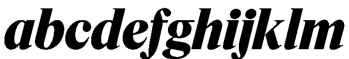 Feature Flat Display Extrabold Italic FONT