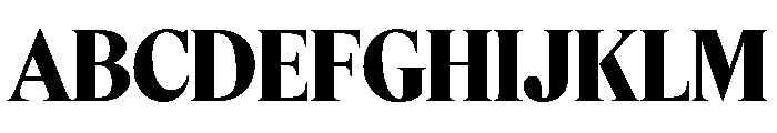 Feature Flat Display Extrabold Font UPPERCASE