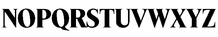 Feature Flat Display Extrabold Font UPPERCASE