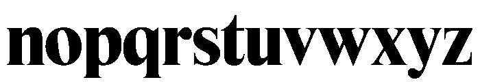 Feature Flat Display Extrabold Font LOWERCASE