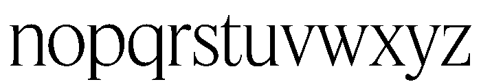 Feature Flat Display Light Font LOWERCASE