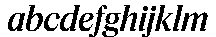 Feature Flat Display Medium Italic FONT