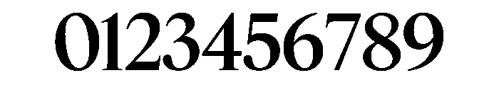 Feature Flat Display Medium Font OTHER CHARS