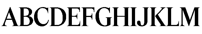 Feature Flat Display Medium Font UPPERCASE