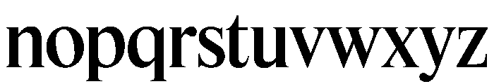 Feature Flat Display Medium Font LOWERCASE