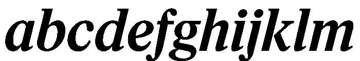 Feature Flat Text Bold Italic FONT