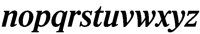 Feature Flat Text Bold Italic Font LOWERCASE
