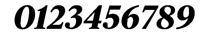 Feature Flat Text Extrabold Italic Font OTHER CHARS