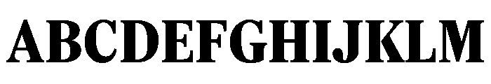 Feature Flat Text Extrabold Font UPPERCASE