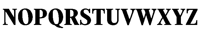 Feature Flat Text Extrabold Font UPPERCASE