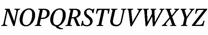 Feature Flat Text Regular Italic Font UPPERCASE