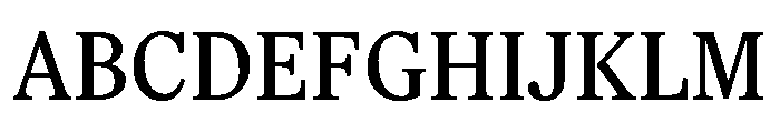 Feature Text Regular Font UPPERCASE