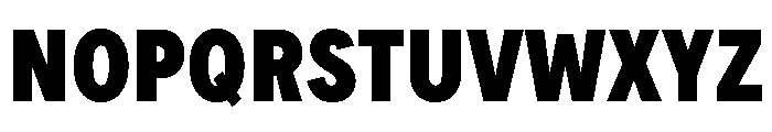 FeedSansCondensed Black Font UPPERCASE