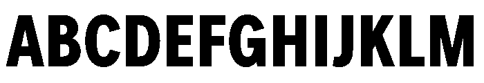 FeedSansCondensed Bold Font UPPERCASE