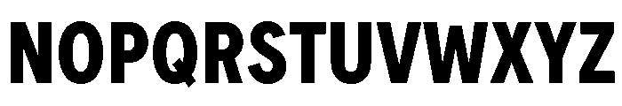 FeedSansCondensed Bold Font UPPERCASE