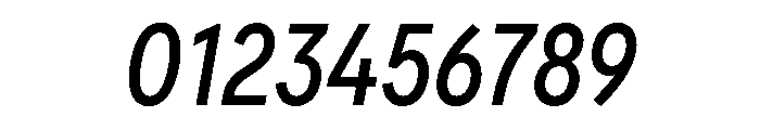 FeedSansCondensed Italic Font OTHER CHARS