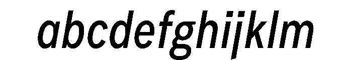 FeedSansCondensed Italic FONT