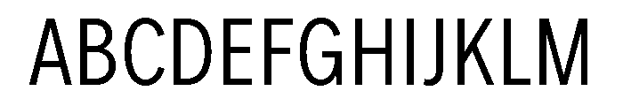 FeedSansCondensed Light Font UPPERCASE