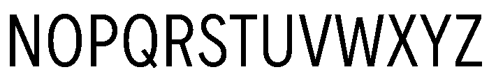 FeedSansCondensed Light Font UPPERCASE