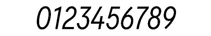 FeedSansCondensed LightItalic Font OTHER CHARS