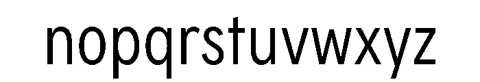 FeedSansCondensed Light Font LOWERCASE