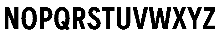 FeedSansCondensed Medium Font UPPERCASE
