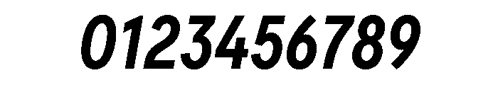FeedSansCondensed MediumItalic Font OTHER CHARS
