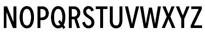 FeedSansCondensed Regular Font UPPERCASE
