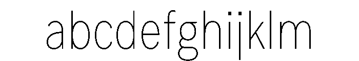 FeedSansCondensed Thin FONT
