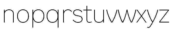 Felicettev0.2 Thin Font LOWERCASE
