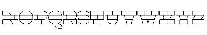 FelkaLine Normal Font UPPERCASE
