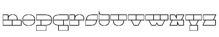 FelkaLine Normal Font LOWERCASE